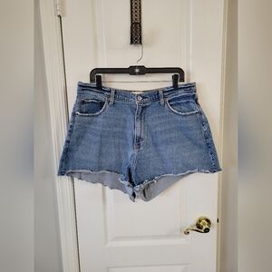 Abercrombie & Fitch Curve Love The ‘90s Relaxed Cutoff Short High Rise 33 / 16
